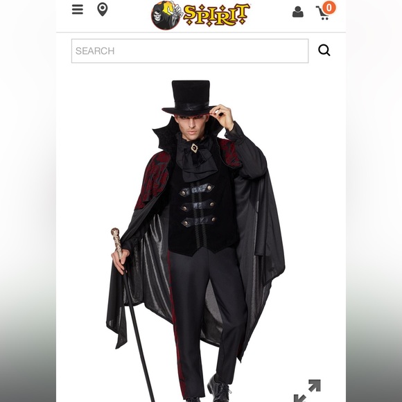 Spirit Other - Adult Victorian Vampire Costume (medium)